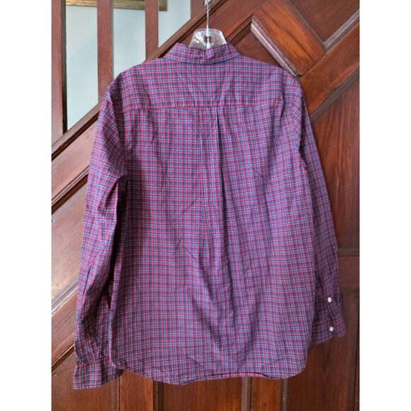 Ralph Lauren Red & Blue Plaid Long Sleeve Button-Down Shirt XL - Picture 3 of 8